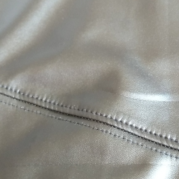 Wit & Wisdom Black Faux Leather Pants Elastic Waist / Pockets Extra Small - Picture 14 of 16